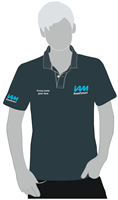 Show details for IAM RoadSmart Branded Polo Shirt (Charcoal - Male - XXL).