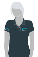 Show details for IAM RoadSmart Branded Polo Shirt (Charcoal - Female - 16)