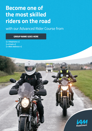 Show details for Advanced Rider Course - A3 Poster - Editable