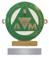 Show details for Chrome enamel car badge GREEN + Personal Engraving