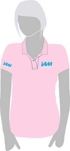 Show details for IAM RoadSmart Branded Polo Shirt (Pink - Female - 16)