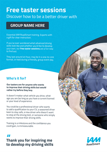 Show details for Free Taster Driver - A5 Flyer - Editable