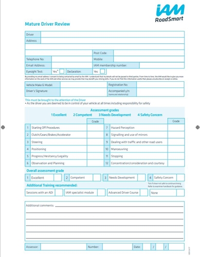 Show details for Mature Driver's assessment LAMINATE