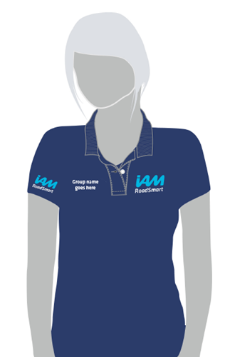 Show details for IAM RoadSmart Branded Polo Shirt (Navy - Female - 16)
