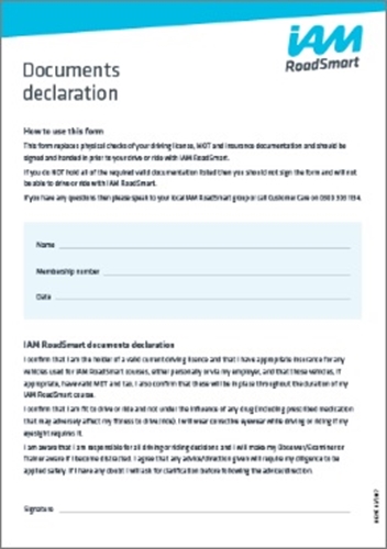 Show details for Document Declaration Forms - A5