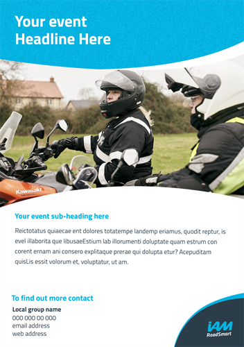 Show details for Multipurpose Rider Event - A5 Flyer - Editable